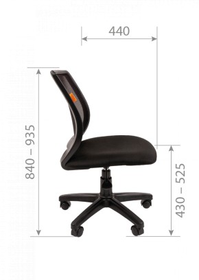 Кресло для оператора CHAIRMAN 699 Б/Л (ткань стандарт/сетка TW-66) в Кировграде - kirovgrad.ok-mebel.com | фото 7