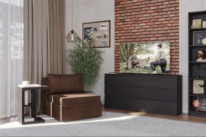 Кресло для отдыха Йоки коричневое, ткань рогожка в Кировграде - kirovgrad.ok-mebel.com | фото 4