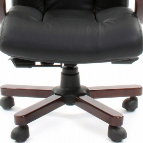Кресло для руководителя Chairman 421 черный/орех темный, черный в Кировграде - kirovgrad.ok-mebel.com | фото 4