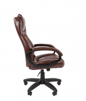 Кресло для руководителя  CHAIRMAN 432 (Экокожа коричневая) в Кировграде - kirovgrad.ok-mebel.com | фото 3