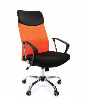 Кресло для руководителя CHAIRMAN 610 N (15-21 черный/сетка оранжевый) в Кировграде - kirovgrad.ok-mebel.com | фото