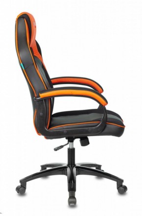 Кресло игровое Бюрократ VIKING 2 AERO ORANGE черный/оранжевый в Кировграде - kirovgrad.ok-mebel.com | фото 3