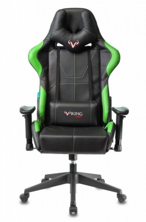 Кресло игровое Бюрократ VIKING 5 AERO LGREEN черный/салатовый в Кировграде - kirovgrad.ok-mebel.com | фото 2