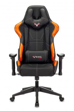 Кресло игровое Бюрократ VIKING 5 AERO ORANGE черный/оранжевый в Кировграде - kirovgrad.ok-mebel.com | фото 3