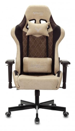 Кресло игровое Бюрократ VIKING 7 KNIGHT BR FABRIC коричневый/бежевый в Кировграде - kirovgrad.ok-mebel.com | фото 3