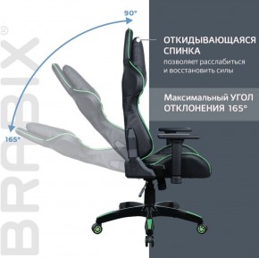 Кресло компьютерное BRABIX "GT Carbon GM-120" (черное/зеленое) 531929 в Кировграде - kirovgrad.ok-mebel.com | фото 2