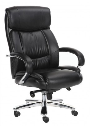Кресло офисное BRABIX "Direct EX-580" (хром/рециклированная кожа/черное) 531824 в Кировграде - kirovgrad.ok-mebel.com | фото