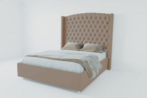 Кровать Берлин ЛЮКС с ПМ 900 (велюр серый) в Кировграде - kirovgrad.ok-mebel.com | фото 2