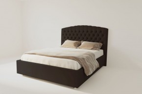 Кровать Берлин с ПМ 900 (экокожа коричневая) в Кировграде - kirovgrad.ok-mebel.com | фото 2