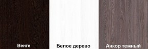 Кровать-чердак Пионер 1 (800*1900) Ирис/Белое дерево, Анкор темный, Венге в Кировграде - kirovgrad.ok-mebel.com | фото 2