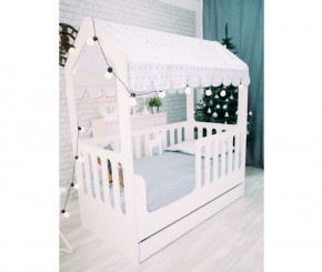 Кровать-домик с ящиком 800*1600 (Белый) в Кировграде - kirovgrad.ok-mebel.com | фото 2