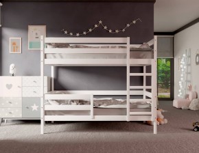Кровать двухъярусная без крыши 80*160 Белый в Кировграде - kirovgrad.ok-mebel.com | фото 2