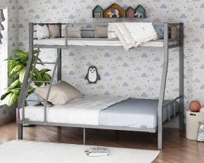 Кровать двухъярусная "Гранада-1 140" Серый в Кировграде - kirovgrad.ok-mebel.com | фото