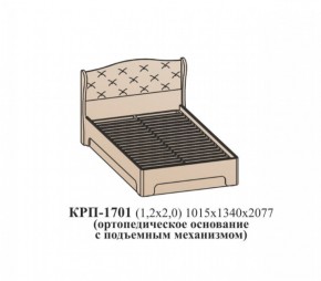 Кровать ЭЙМИ с подъемным механизмом КРП-1701 Рэд фокс (1200х2000) в Кировграде - kirovgrad.ok-mebel.com | фото