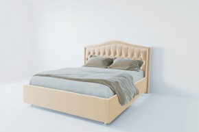 Кровать Калининград с ПМ 800 (экокожа бежевая) в Кировграде - kirovgrad.ok-mebel.com | фото 2