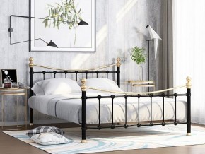 Кровать металлическая "Эльда" Черный/Золото в Кировграде - kirovgrad.ok-mebel.com | фото