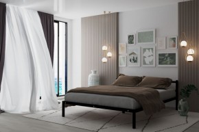 Кровать Мета с матрасом 900 (черный) в Кировграде - kirovgrad.ok-mebel.com | фото 2