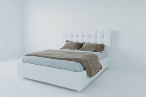 Кровать Венеция с ПМ 1200 (экокожа белая) в Кировграде - kirovgrad.ok-mebel.com | фото 2