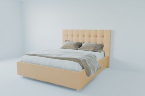 Кровать Венеция с ПМ 800 (экокожа бежевая) в Кировграде - kirovgrad.ok-mebel.com | фото 2