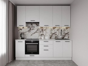 Кухонный гарнитур Белый Глянец 2400 h950 (Стол. 26мм) в Кировграде - kirovgrad.ok-mebel.com | фото