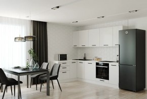 Кухонный гарнитур Белый Глянец 2600*1600 (Стол. 26мм) в Кировграде - kirovgrad.ok-mebel.com | фото