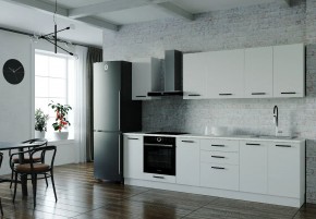 Кухонный гарнитур Белый Глянец 2800 (Стол. 38мм) в Кировграде - kirovgrad.ok-mebel.com | фото