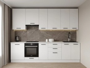 Кухонный гарнитур Белый Глянец 3000 h950 (Стол. 38мм) в Кировграде - kirovgrad.ok-mebel.com | фото