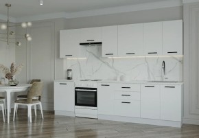 Кухонный гарнитур Белый Глянец 3000 (Стол. 26мм) в Кировграде - kirovgrad.ok-mebel.com | фото