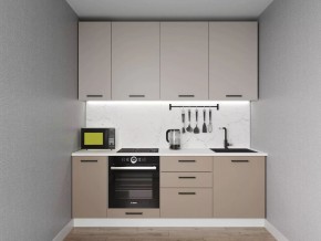 Кухонный гарнитур Каппучино 2200 h950 (Стол. 26мм) в Кировграде - kirovgrad.ok-mebel.com | фото