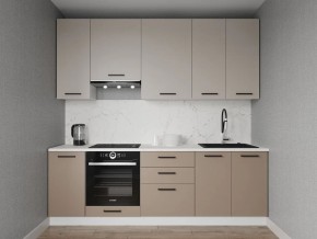 Кухонный гарнитур Каппучино 2400 h950 (Стол. 26мм) в Кировграде - kirovgrad.ok-mebel.com | фото