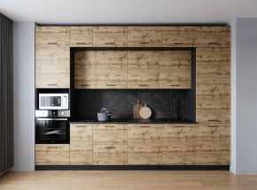 Кухонный гарнитур Крафт 3400 (Стол. 26мм) в Кировграде - kirovgrad.ok-mebel.com | фото