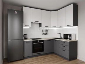 Кухонный гарнитур Меренга 2200*1600 h950 (Стол. 26мм) в Кировграде - kirovgrad.ok-mebel.com | фото