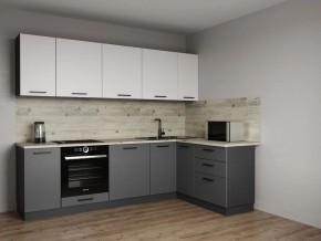 Кухонный гарнитур Меренга 2600*1600 (Стол. 38мм) в Кировграде - kirovgrad.ok-mebel.com | фото