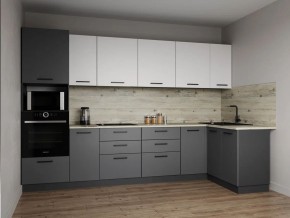 Кухонный гарнитур Меренга 3200*1400 (Стол. 38 мм) в Кировграде - kirovgrad.ok-mebel.com | фото