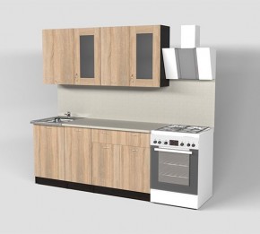 Кухня Симона Демо 1700 (Венга/Дуб Сонома) в Кировграде - kirovgrad.ok-mebel.com | фото