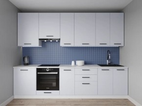 Кухонный гарнитур Смоки 2400 h950 (Стол. 38 мм) в Кировграде - kirovgrad.ok-mebel.com | фото