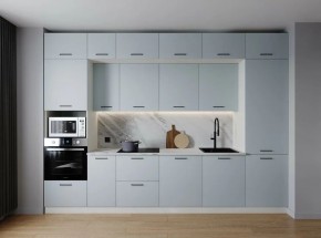 Кухонный гарнитур Смоки 3400 (Стол. 26мм) в Кировграде - kirovgrad.ok-mebel.com | фото