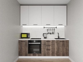 Кухонный гарнитур Старое Дерево 2200 h950 (Стол. 38мм) в Кировграде - kirovgrad.ok-mebel.com | фото