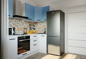 Кухонный гарнитур угловой Капри 2200х1000 (Стол. 38мм) в Кировграде - kirovgrad.ok-mebel.com | фото