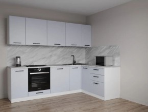 Кухонный гарнитур угловой Смоки 2600*1600 (Стол. 38 мм) в Кировграде - kirovgrad.ok-mebel.com | фото