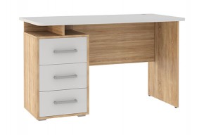 ЛАЙТ 2 Стол компьютерный (1200)  дуб сонома/белый в Кировграде - kirovgrad.ok-mebel.com | фото