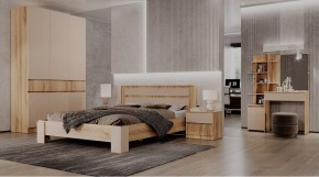 ЛЕНОРА Спальный гарнитур (модульный) кашемир в Кировграде - kirovgrad.ok-mebel.com | фото