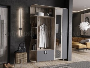 ЛИКА №1 Прихожая ЛДСП (графит/дуб юкон) в Кировграде - kirovgrad.ok-mebel.com | фото