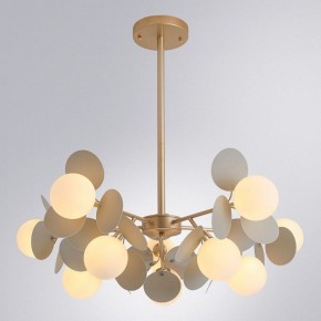 Люстра на штанге Arte Lamp Peacock A1369SP-10GY в Кировграде - kirovgrad.ok-mebel.com | фото 2