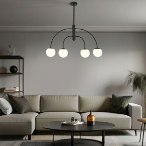 Люстра на штанге Eurosvet Cenacolo 30179/4 черный в Кировграде - kirovgrad.ok-mebel.com | фото 2