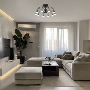 Люстра на штанге Eurosvet Ragno 90035/10 LED черный в Кировграде - kirovgrad.ok-mebel.com | фото 5