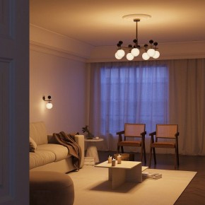 Люстра на штанге Maytoni Museo MOD436PL-05BS в Кировграде - kirovgrad.ok-mebel.com | фото 3