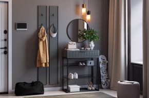 МЕБЕЛЬСОН К19 Прихожая (графит) в Кировграде - kirovgrad.ok-mebel.com | фото