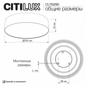 Накладной светильник Citilux BART CL755290 в Кировграде - kirovgrad.ok-mebel.com | фото 7