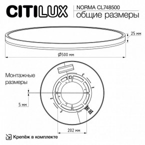Накладной светильник Citilux Norma CL748500 в Кировграде - kirovgrad.ok-mebel.com | фото 11